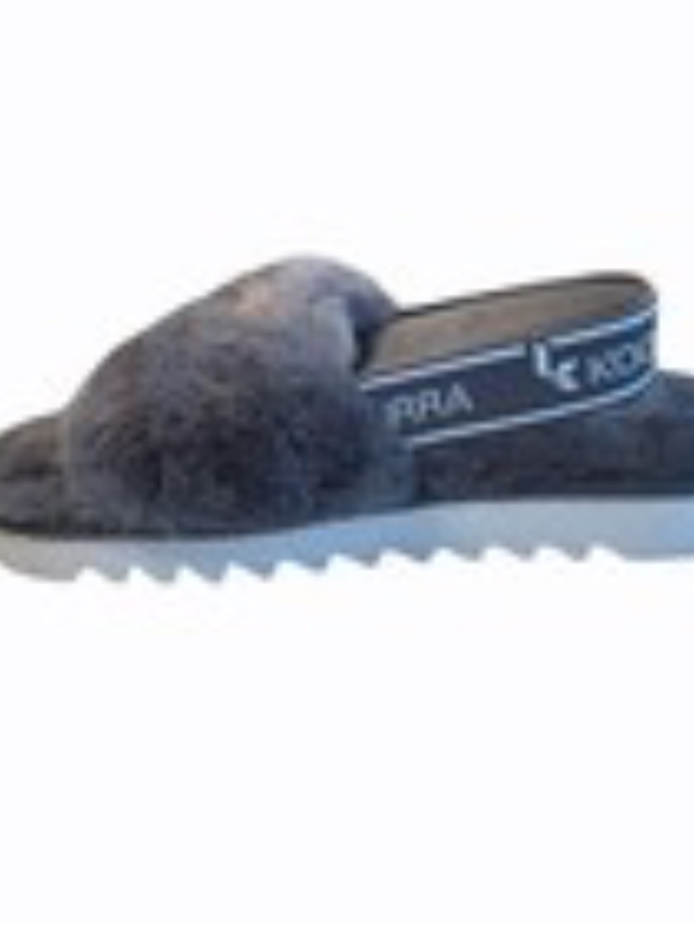 Ugg Girls Fuzz'n Gray Slides‎ Size 13 Toddler Sandals - Picture 4 of 8